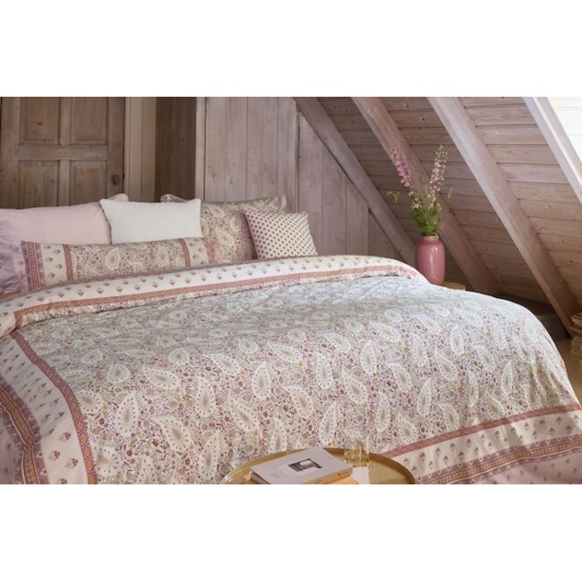 Pip Studio Kairi Bloom Roll kussen Licht roze 22x70