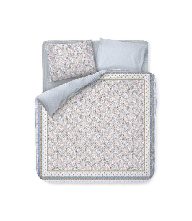 Pip Studio Kairi Bloom Licht blauw kussensloop