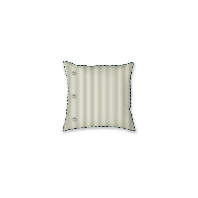Pip Studio Jaipur Flower Square kussen Groen 40x40