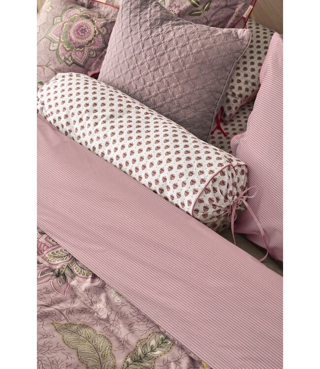 Pip Studio Jaipur Flower Roll kussen Licht blauw 22x70