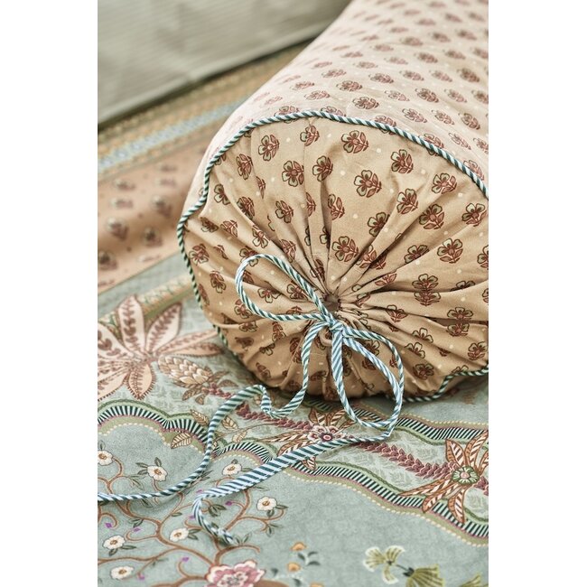 Pip Studio Jaipur Flower Roll kussen Groen 22x70