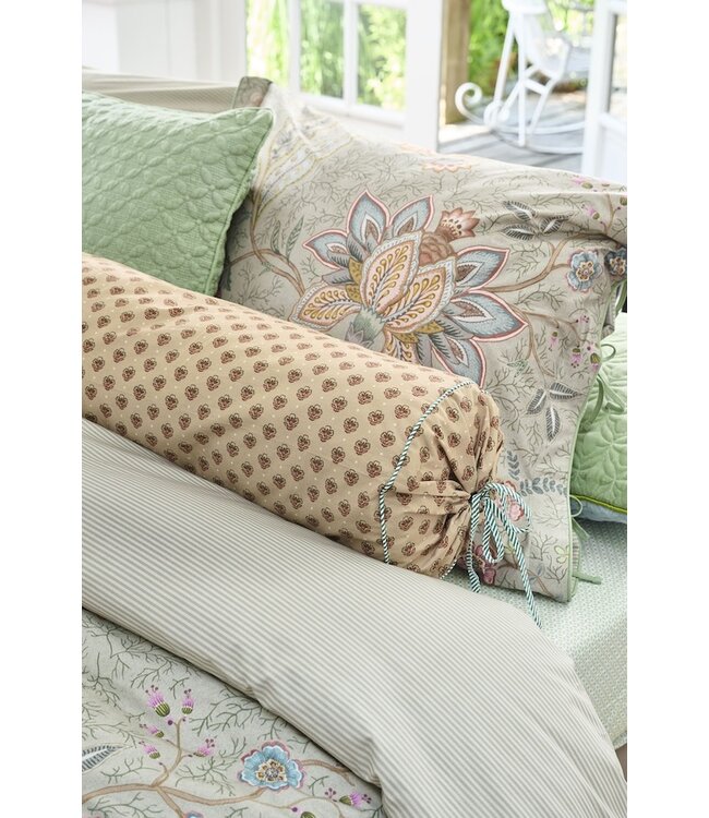 Pip Studio Jaipur Flower Roll kussen Groen 22x70