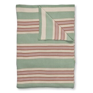 Pip Studio Pip Studio Bonsoir Combistripe Throw Groen 130x170