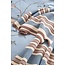 Pip Studio Bonsoir Combistripe Throw Blauw 130x170