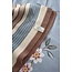 Pip Studio Bonsoir Combistripe Throw Blauw 130x170