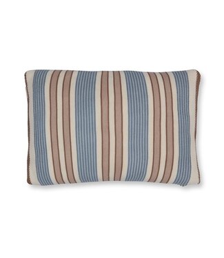 Pip Studio Pip Studio Bonsoir Combistripe kussen Blauw 40x60