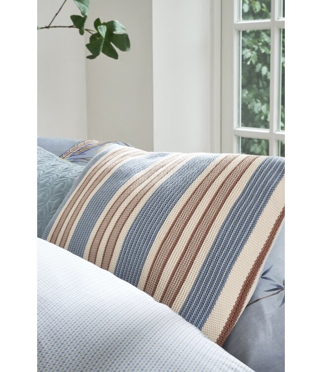 Pip Studio Bonsoir Combistripe kussen Blauw 40x60