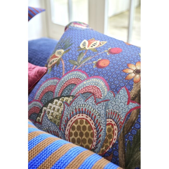 Pip Studio Bombay Bold Donkerblauw kussensloop