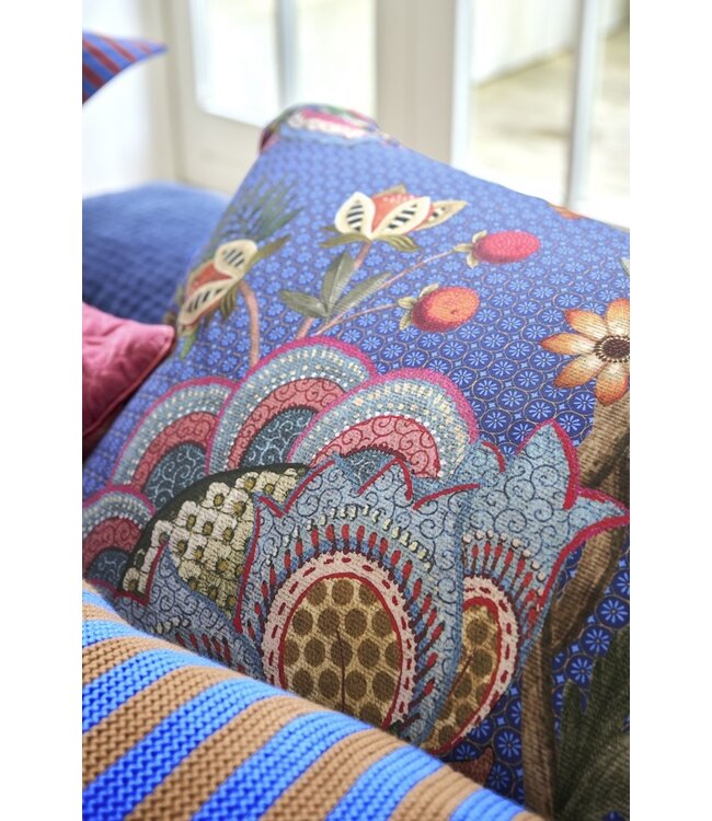Pip Studio Bombay Bold Donkerblauw kussensloop