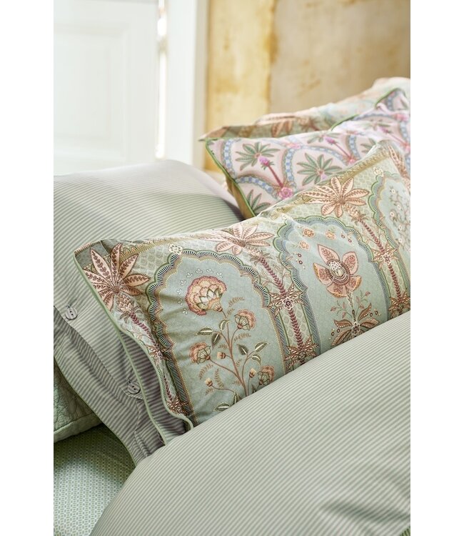 Pip Studio Bollywood Dreams Groen kussensloop