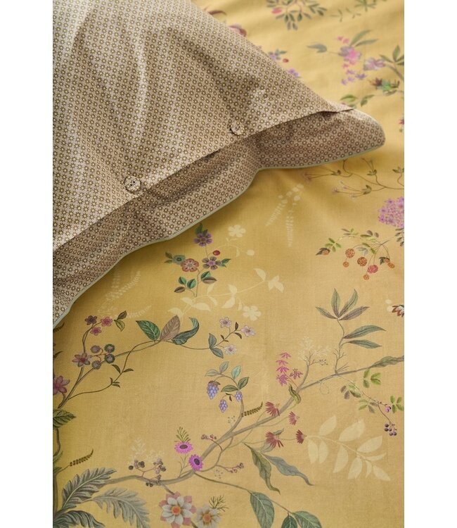 Pip Studio Bodhi Flower Geel kussensloop