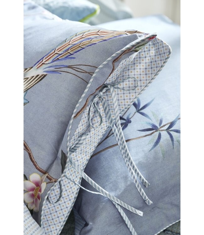 Pip Studio Bamboo Blossom Licht blauw kussensloop