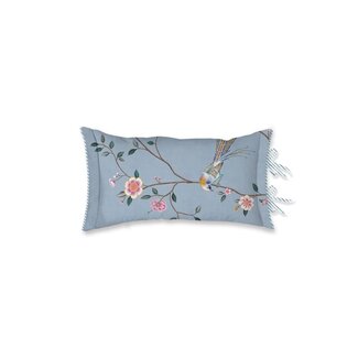 Pip Studio Pip Studio Bamboo Blossom kussen Licht blauw 35x60