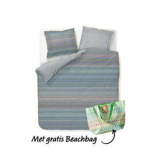 Pip Studio Pip Studio Ashanti Blauw dekbedovertrek