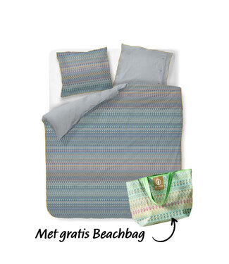 Pip Studio Pip Studio Ashanti Blauw dekbedovertrek