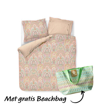 Pip Studio Pip Studio Jabali Flower Koraalrood dekbedovertrek