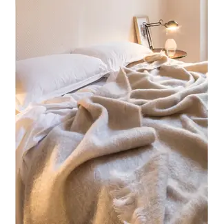 Brun de Vian Brun de Vian Mohair deken