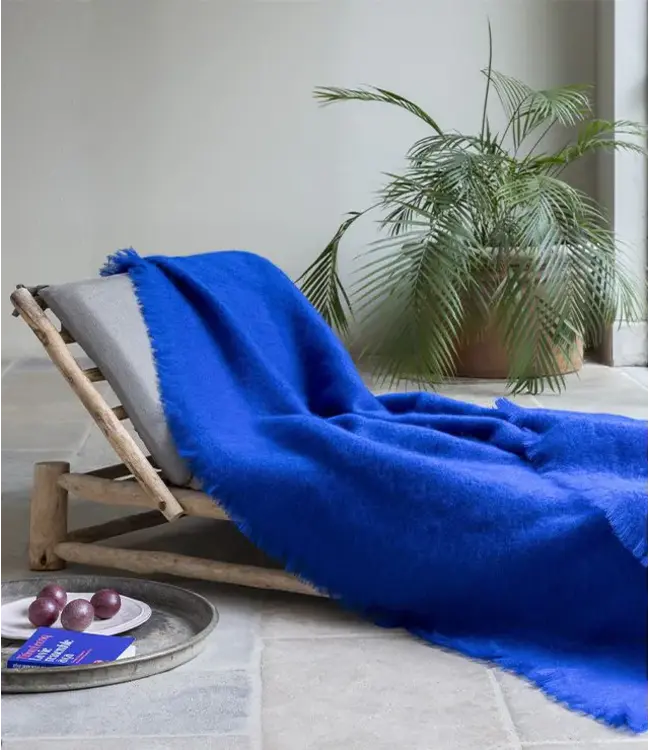 Brun de Vian Mohair deken