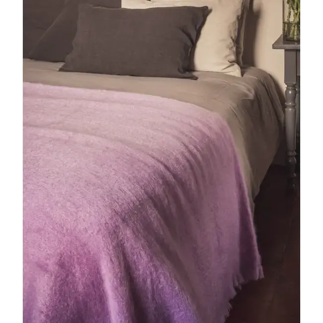 Brun de Vian Mohair deken