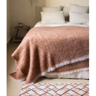 Brun de Vian Brun de Vian Mohair Givre deken