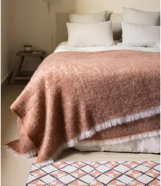 Brun de Vian Brun de Vian Mohair Givre deken