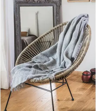 Brun de Vian Brun de Vian Baby Lama plaid