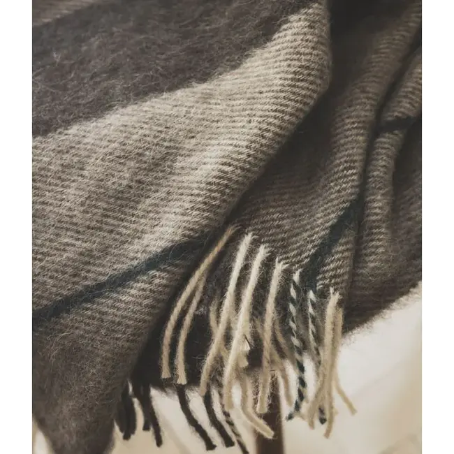 Brun de Vian Alpaca plaid