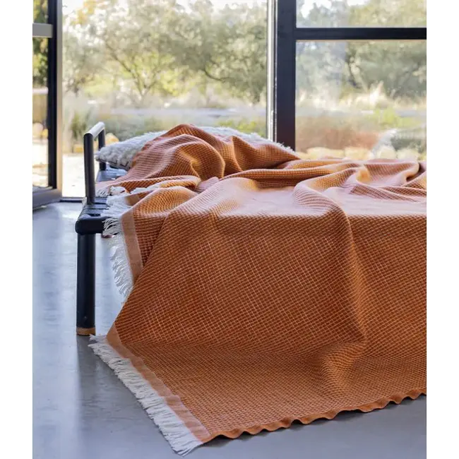 Brun de Vian Empreintes plaid