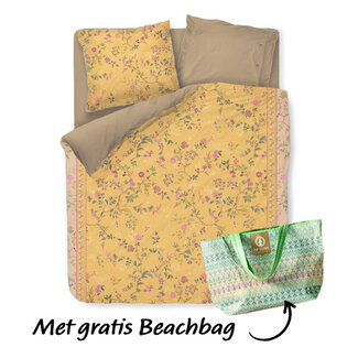 Pip Studio Pip Studio Bodhi Flower Geel dekbedovertrek