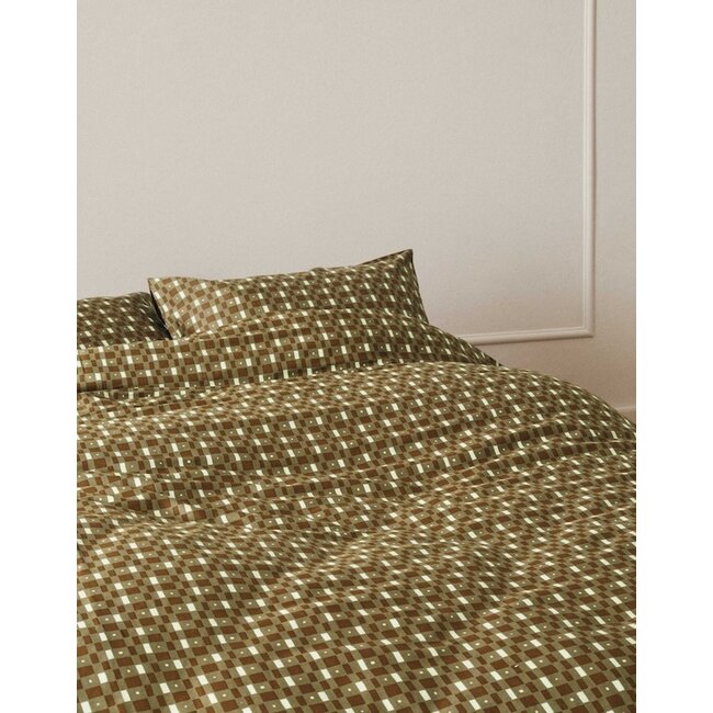 Marc O'Polo Lida Smooth sage Dekbedovertrek