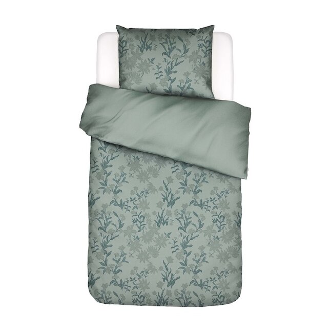 Essenza Claudine Dusty teal Dekbedovertrek