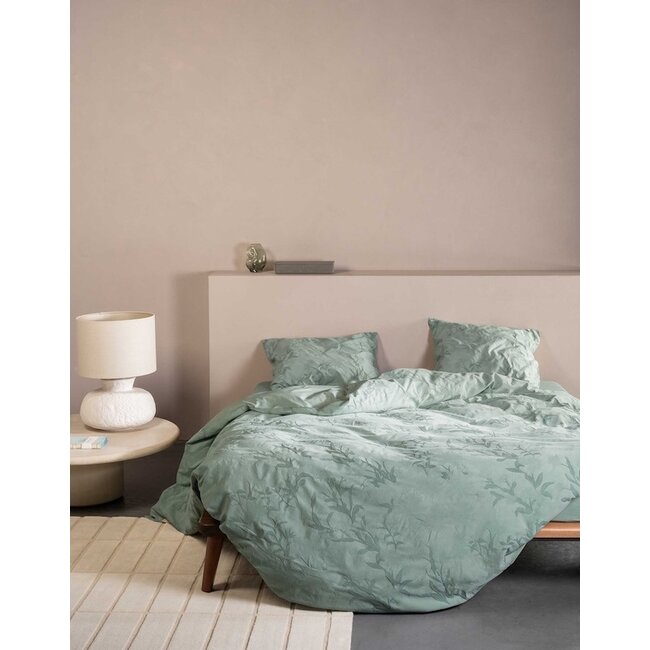 Essenza Claudine Dusty teal Dekbedovertrek