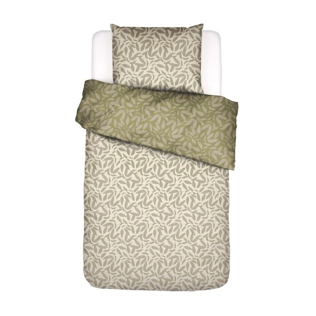 Essenza Clea Cedar green Dekbedovertrek