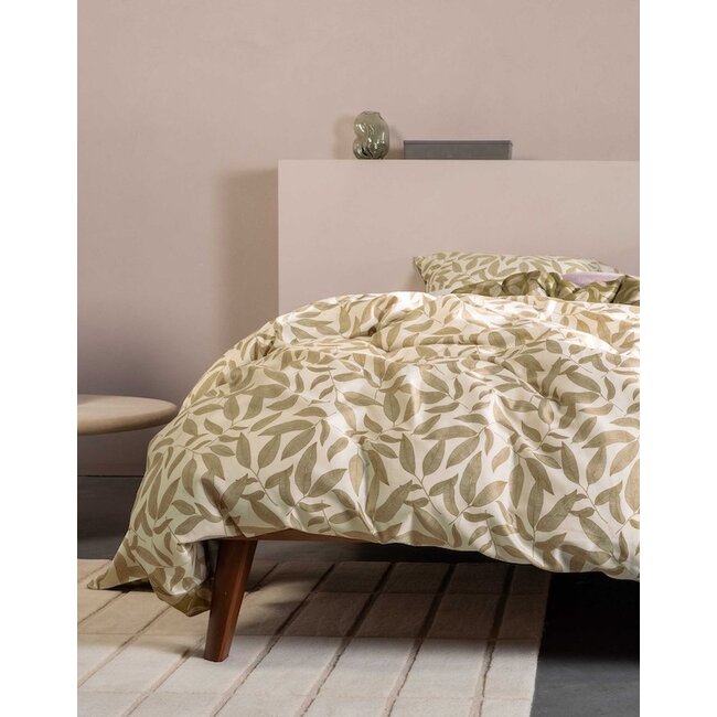 Essenza Clea Cedar green Dekbedovertrek