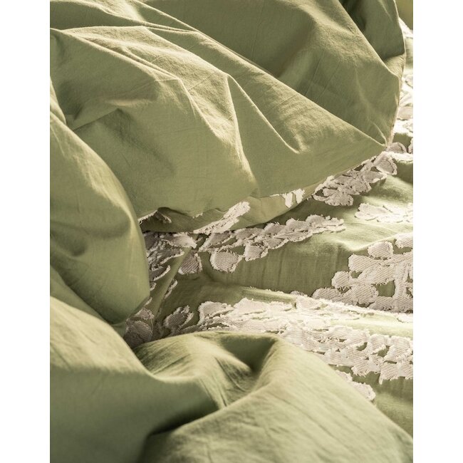 Essenza Eleria Cedar green Dekbedovertrek