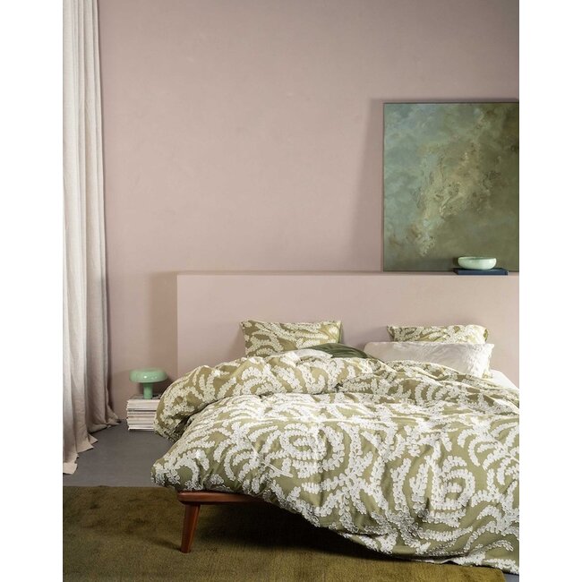 Essenza Eleria Cedar green Dekbedovertrek