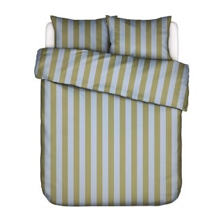 Essenza Essenza Minte Stripe Cedar green-Ice blue Dekbedovertrek