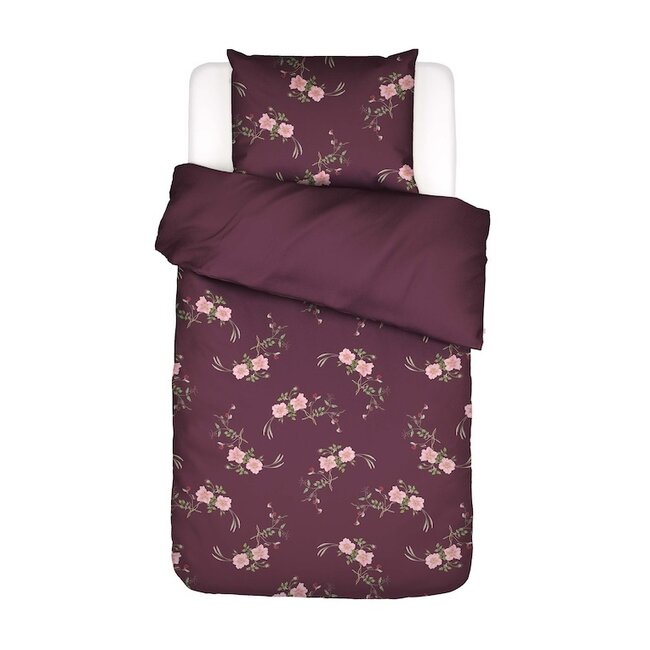 Essenza Maren Mauve wine Dekbedovertrek