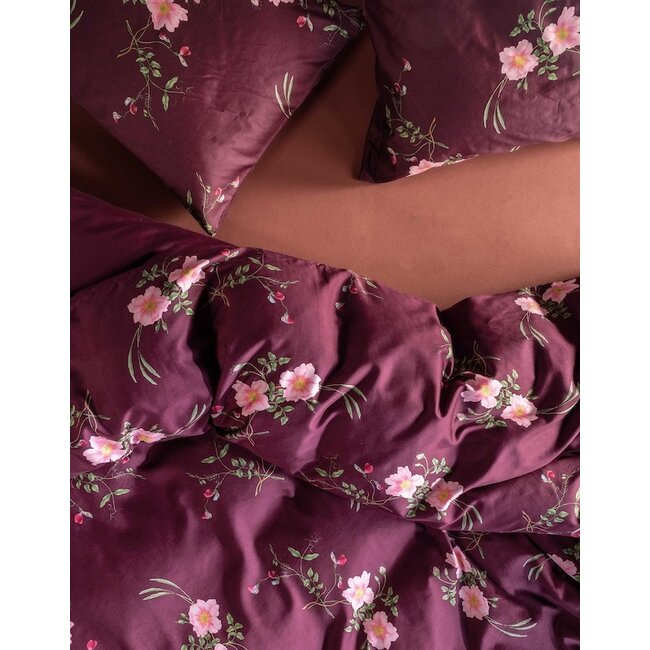 Essenza Maren Mauve wine Dekbedovertrek