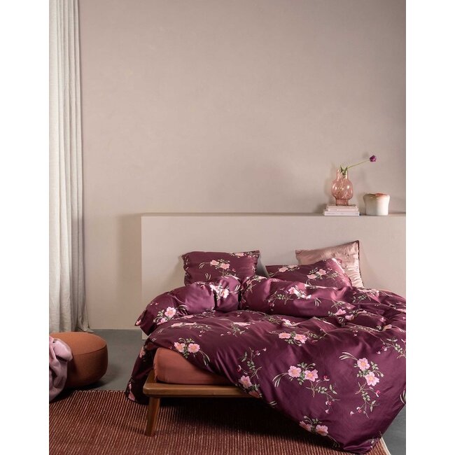 Essenza Maren Mauve wine Dekbedovertrek