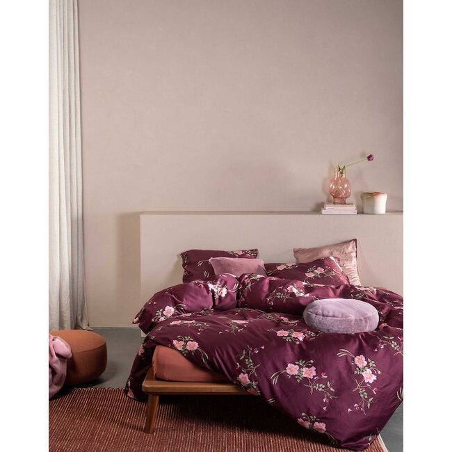 Essenza Maren Mauve wine Dekbedovertrek