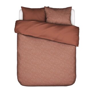 Essenza Raye Terracotta Dekbedovertrek