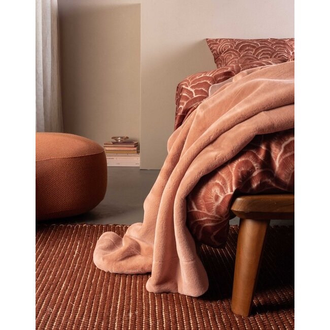 Essenza Raye Terracotta Dekbedovertrek