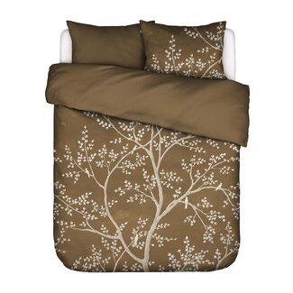 Essenza Lucienne Slate brown Dekbedovertrek