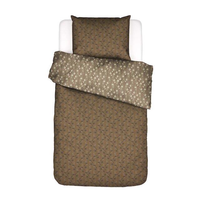 Essenza Suri Slate brown Dekbedovertrek