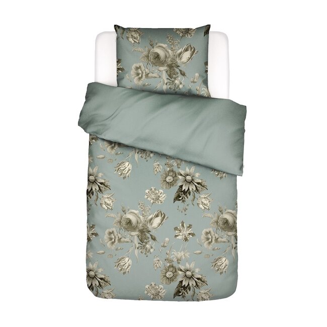 Essenza Florean Dusty teal Dekbedovertrek
