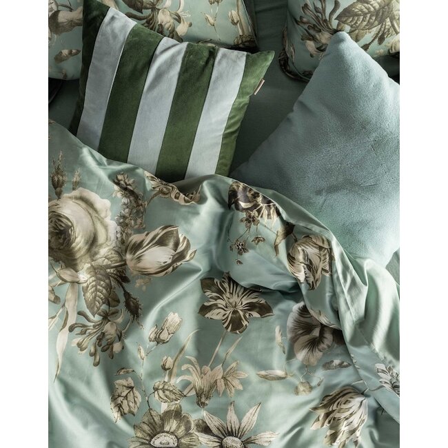 Essenza Florean Dusty teal Dekbedovertrek