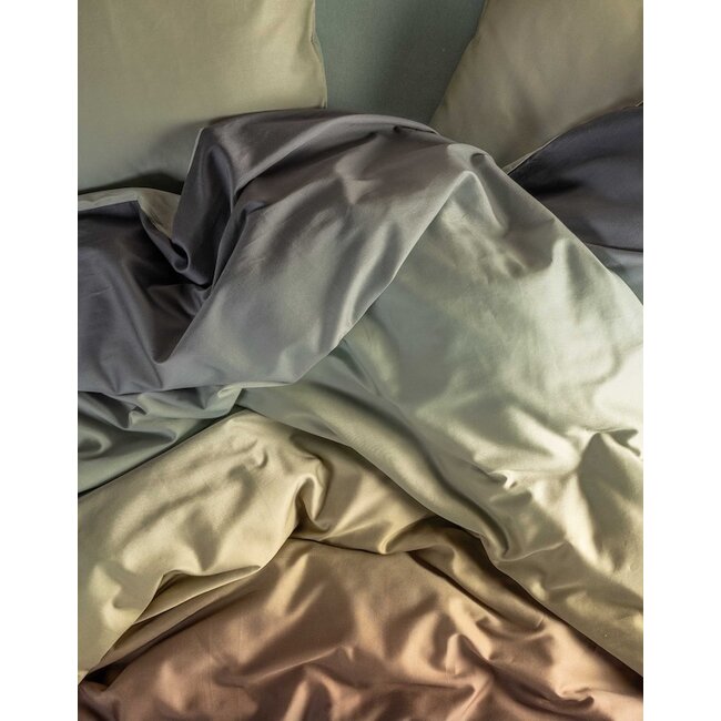 Essenza Lunare Dusty teal Dekbedovertrek