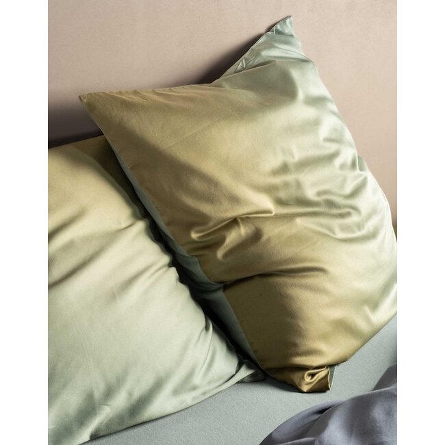 Essenza Lunare Dusty teal Dekbedovertrek