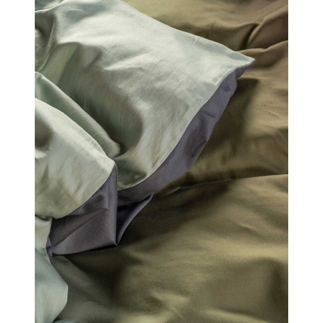 Essenza Lunare Dusty teal Dekbedovertrek